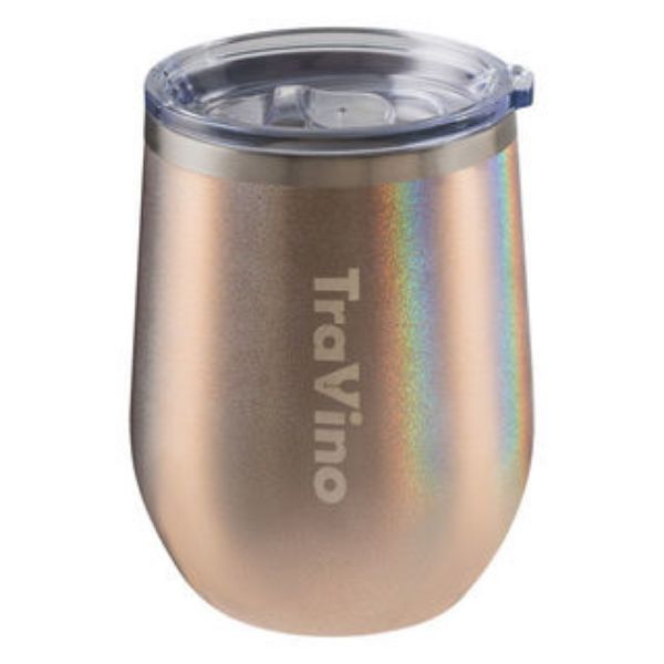 Picture of STEMLESS WINE TUMBLER IRIDESCENT ROSE GOLD