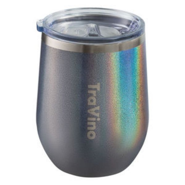 Picture of STEMLESS WINE TUMBLER IRIDESCENT CHARCOAL