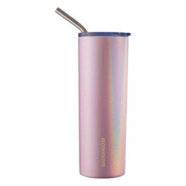 Picture of SKNY SLIM TUMBLER GLITTER BLUSH PINK