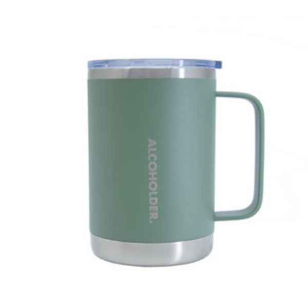 Picture of TANKD MUG WITH HANDLE HUNTER GREEN