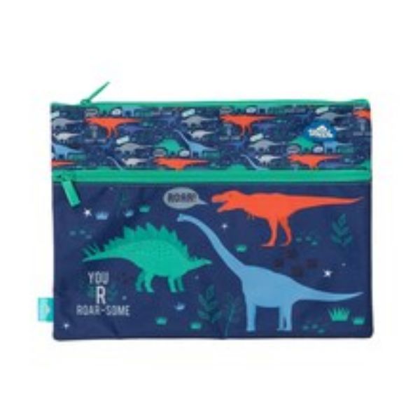 Picture of SPENCIL A4 PENCIL CASE DINO ROAR