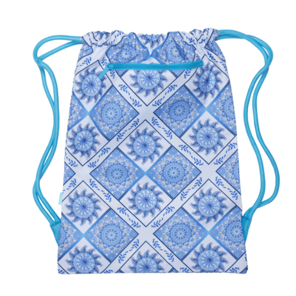 Picture of BIG Drawstring Bag Boho Blue