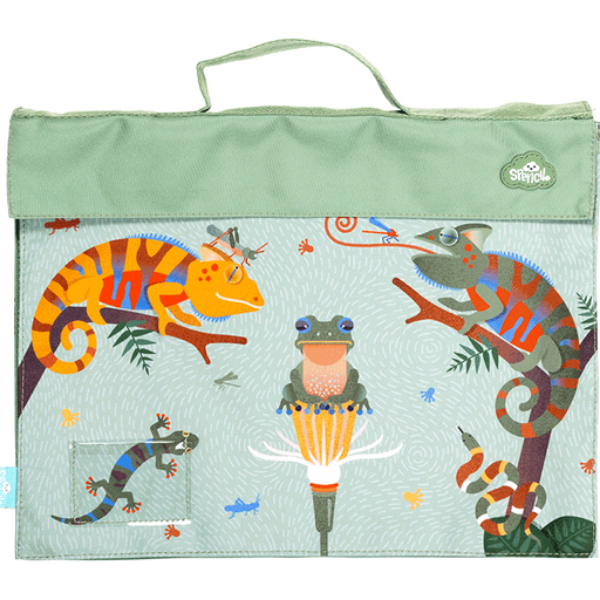 Picture of Library Bag Quirky Cameleon