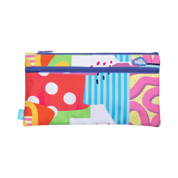 Picture of Twin Zip Pencil Case Colourburst