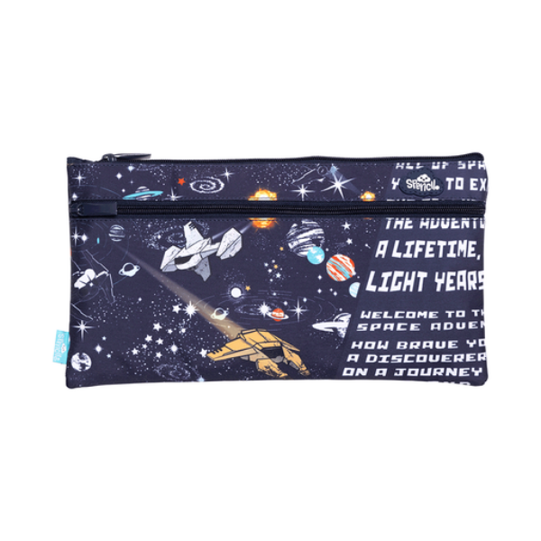 Picture of Twin Zip Pencil Case Space Adventure