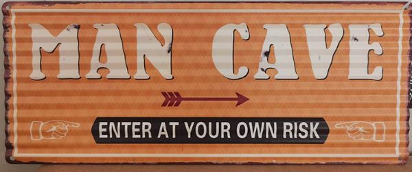 Picture of MAN CAVE RETRO SIGN