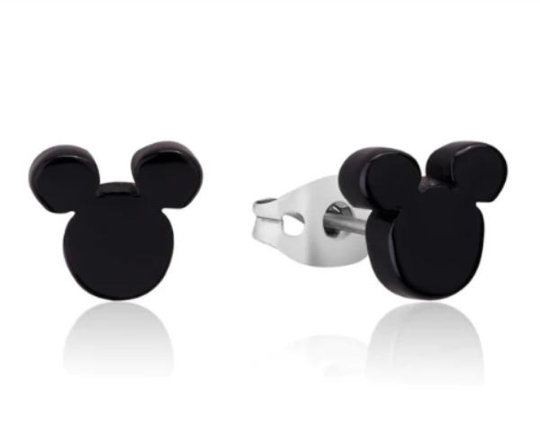 Picture of DISNEY BLACK MICKEY STUD EARRINGS