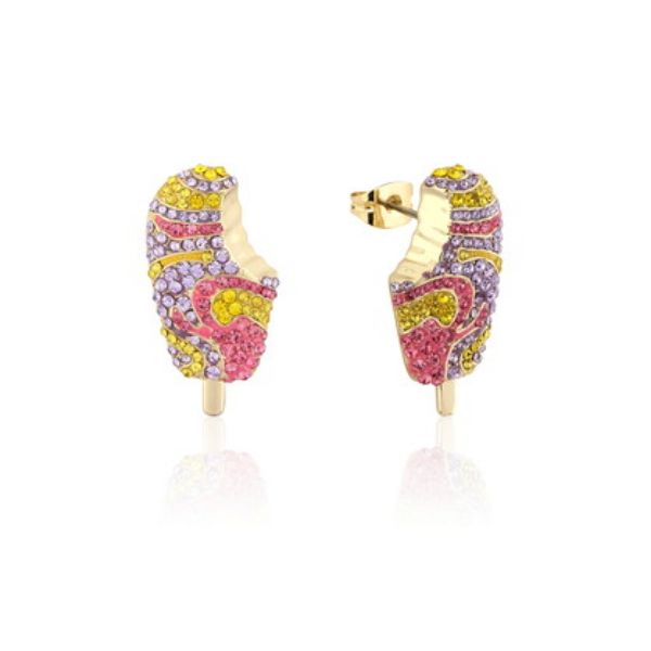 Picture of CRYSTAL RAINBOW PADDLE POP STUD EARRINGS