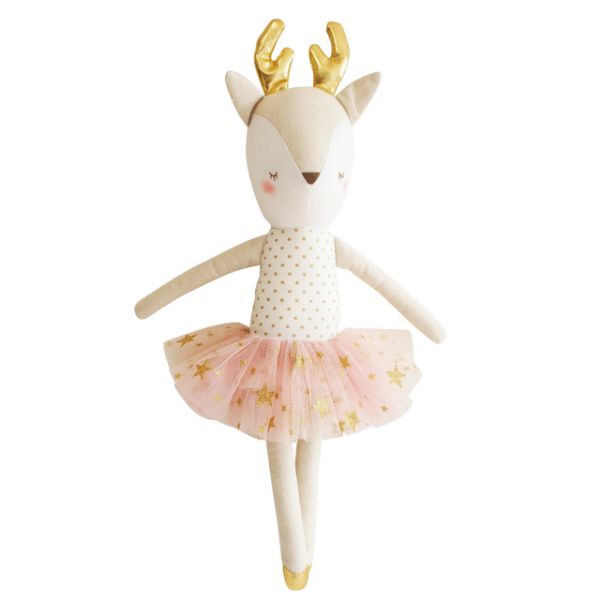 Picture of BALLERINA REINDEER 43CM BLUSH STAR TUTU