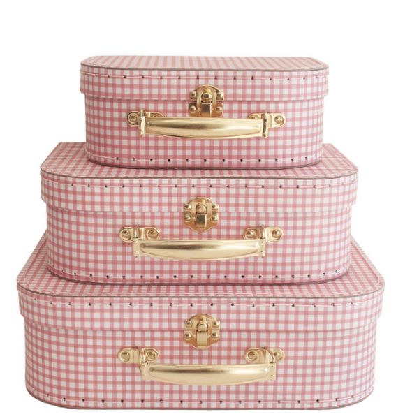 Picture of KIDS CARRY CASE SET GINGHAM