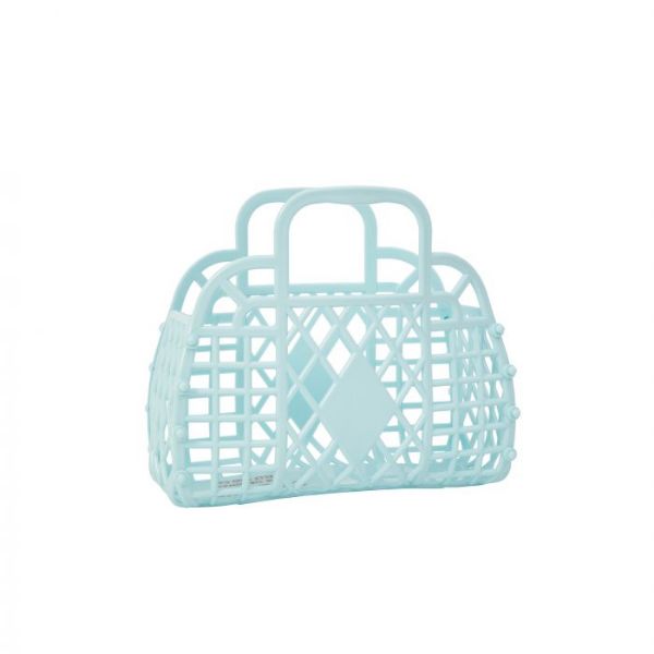 Picture of SUN JELLIES RETRO BASKET MINI BLUE