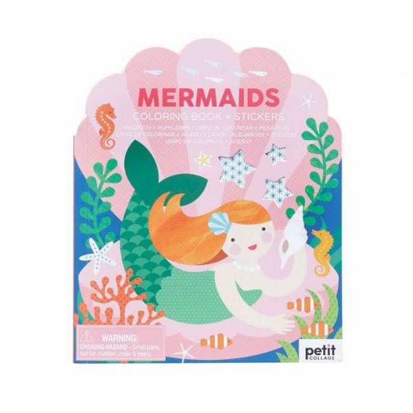 Picture of COULOURING BOOK WITH STICKERS MERMAIDS