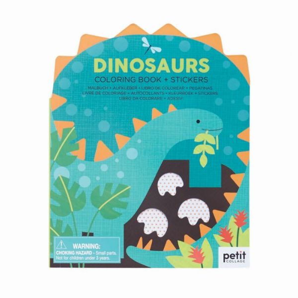 Picture of COLOURING BOOK WITH STICKERS DINOSAURS