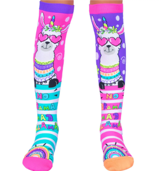 Picture of LLAMA DRAMA SOCKS AGE 6-99