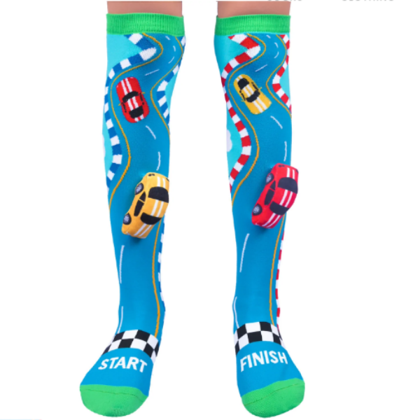 Picture of RACING CAR SOCKS AGE 6-99