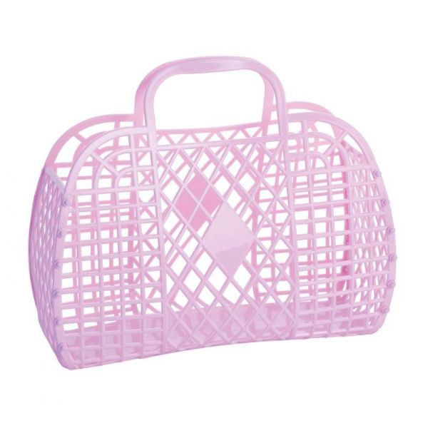 Picture of SUN JELLIES RETRO BASKET LARGE LILAC