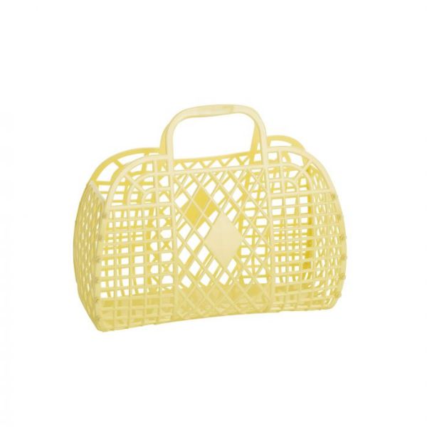 Picture of SUN JELLIES RETRO BASKET SMALL YELLOW