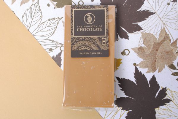 Picture of SALTED CARAMEL CHOCOLATE 100G BAR