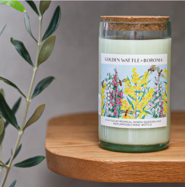 Picture of GOLDEN WATTLE+BORONIA CANDLE