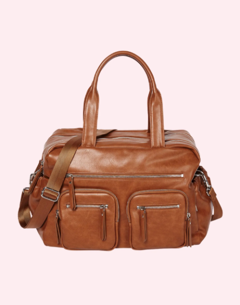 Picture of OIOI CARRY ALL TAN FAUX LEATHER BAG