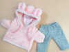 Picture of TINY THREADS TEDDY HOODIE AND LEGGINGS SET PINK