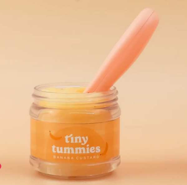 Picture of TINY TUMMIES BANANA CUSTARD MAGIC JAR AND SPOON