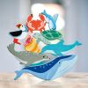 Picture of TENDERLEAF COASTAL ANIMALS SHELF SET