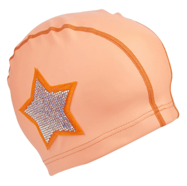 Picture of BLING2O CORAL RHINESTONE STAR SWIM CAP