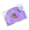 Picture of BLING2O PURPLE FLAMINGO SWIM CAP