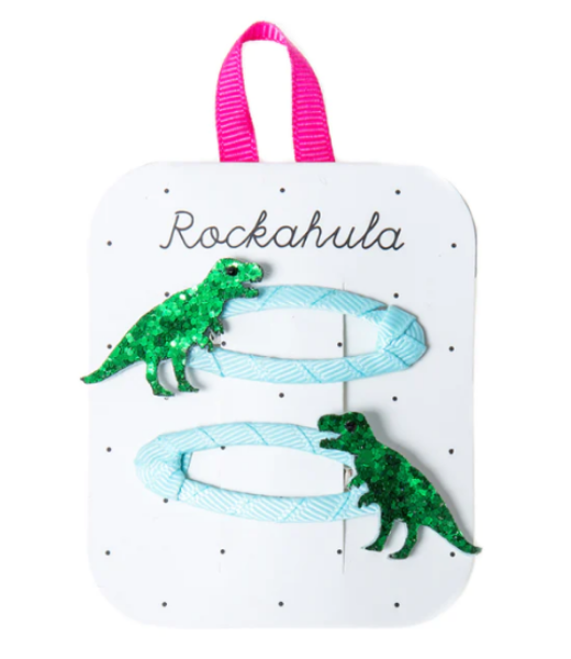 Picture of T-REX GLITTER HAIR CLIPS