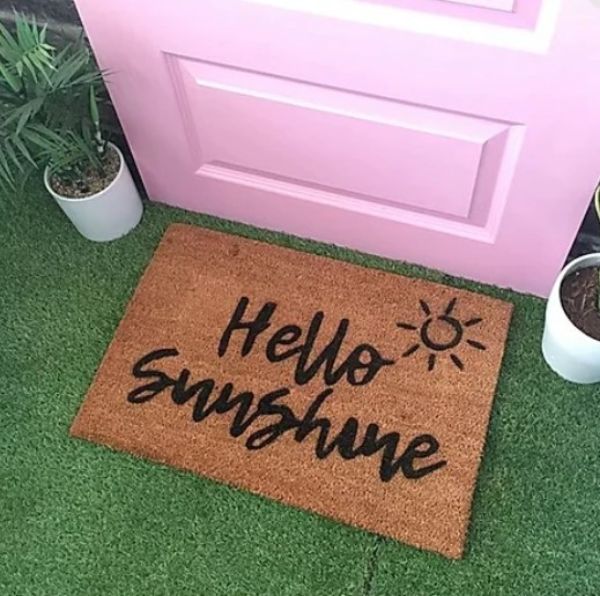 Picture of HELLO SUNSHINE DOORMAT 40CM X 60CM