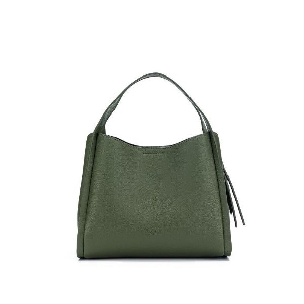 Picture of ASTRID DEEP GREEN 2 PIECE HANDBAG SET