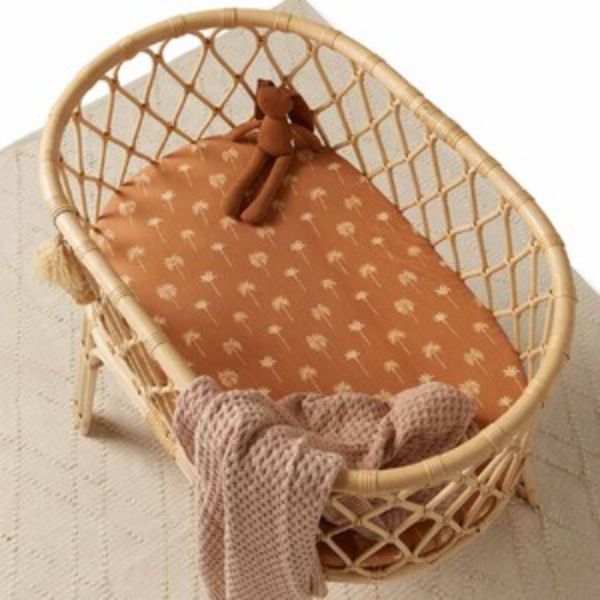 Picture of BRONZE PALM BASSINET SHEET/CHANGE MAT COVER