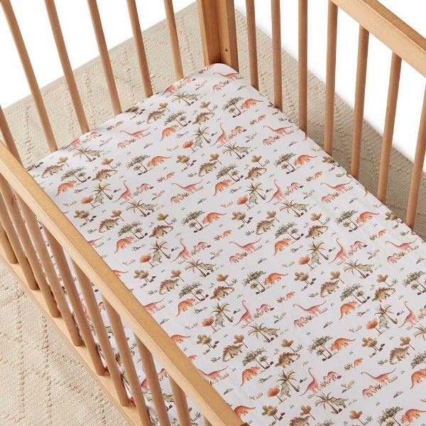 Picture of DINO FITTED COT SHEET