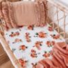 Picture of ROSEBUD BASSINET SHEET/CHANGE MAT COVER