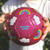 Picture of GLITTER SOCCOR BALL RAINBOW SIZE 3