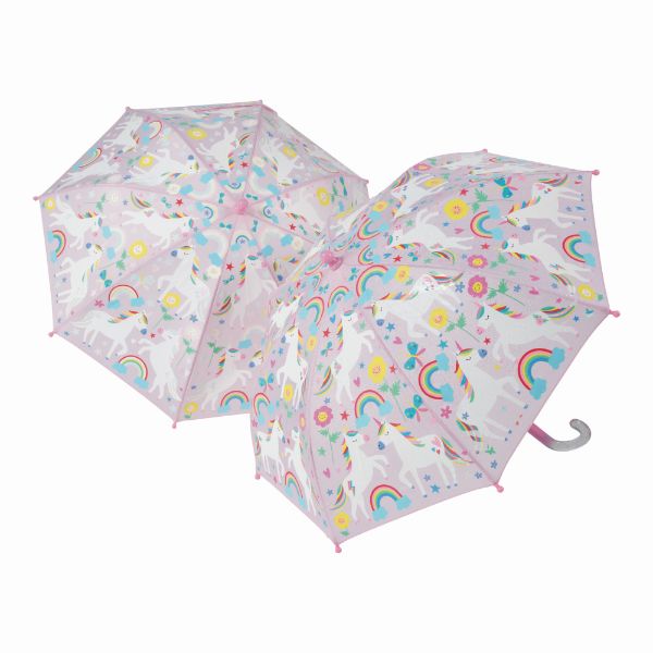 Picture of FLOSS & ROCK COLOUR CHANGING UMBRELLA RAINBOW UNICORN