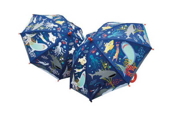 Picture of FLOSS & ROCK COLOUR CHANGING UMBRELLA DEEP SEA