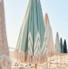 Picture of ELA & EARTH LONG BEACH STRIPE BEACH UMBRELLA