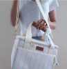 Picture of ELA & EARTH OASIS STRIPE MEDIUM COOLER BAG