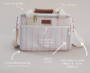 Picture of ELA & EARTH OASIS STRIPE MEDIUM COOLER BAG