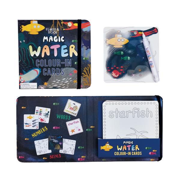 Picture of FLOSS & ROCK MAGIC WATER COLOURING - DEEP SEA