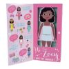 Picture of FLOSS & ROCK WOODEN MAGNETIC DRESS UP DOLL - ZOEY