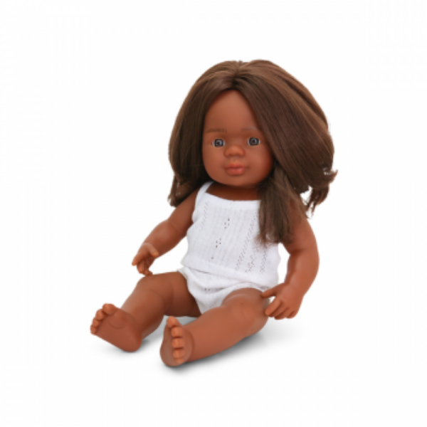 Picture of MINILAND BABY DOLL ABORIGINAL GIRL 38CM