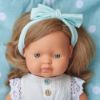 Picture of MINILAND BABY DOLL DARK BLONDE HAIR GIRL 38CM