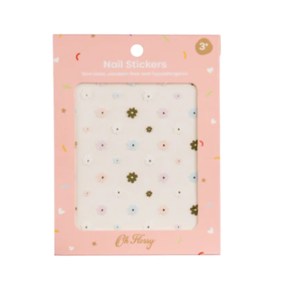 Picture of OH FLOSSY NAIL STICKERS - FLOWERS