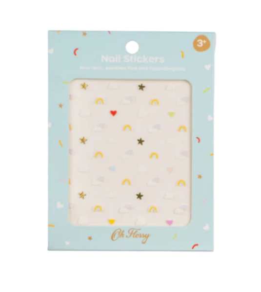 Picture of OH FLOSSY NAIL STICKERS - SKY