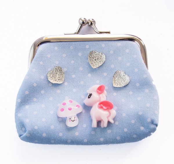 Picture of MAKE YOUR OWN PURSE - UNICORN BLUE