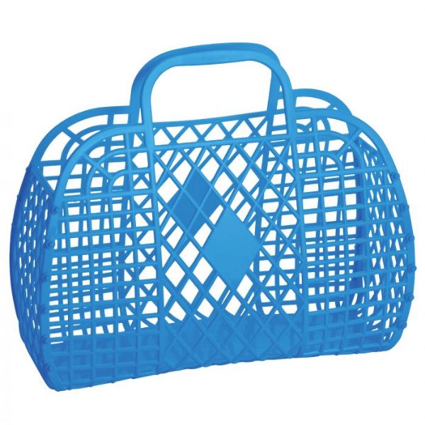 Picture of SUN JELLIES RETRO BASKET LARGE ROYAL BLUE