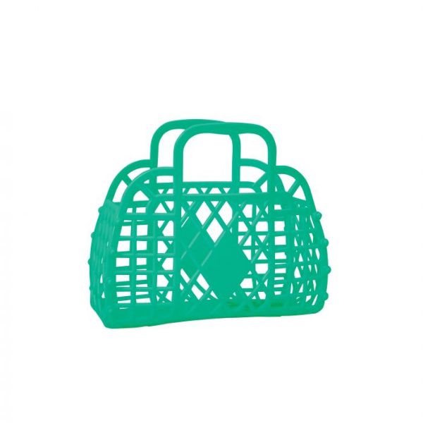 Picture of SUN JELLIES RETRO BASKET GREEN MINI